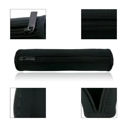 Одежда высшего качества пользовательские неопрена черная трубка пенал для карандашей сумка Канцелярские чехол для детей подростков взрослых