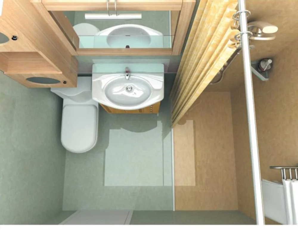 Portable Integral Prefab Modular Bathroom Unit Pod Shower Box Indoor or Outdoor Use