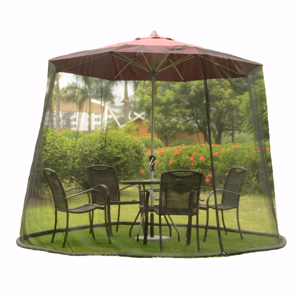 Беседка зонт своими руками Wholesale Portable Patio Prevent Gazebo Insects Garden Umbrella Cover Outdoor La