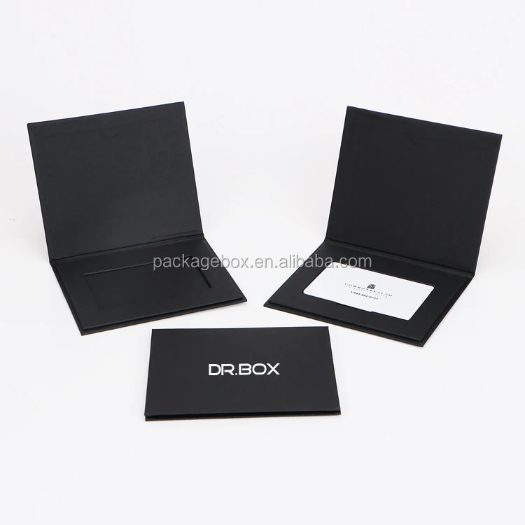 Cmyk / Panton Printed Gift Card Box With Matt Lamination Surface Handling