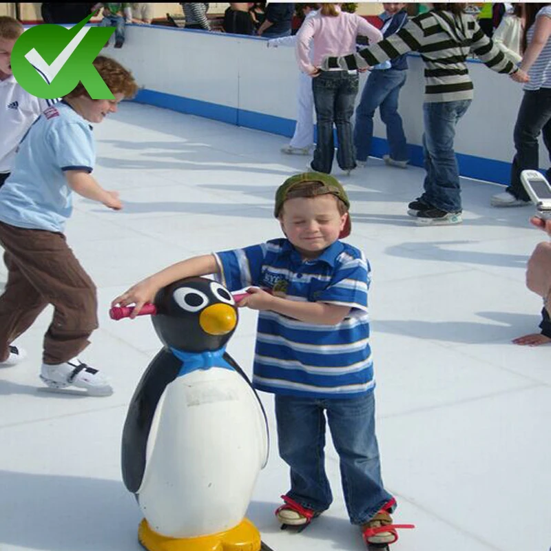 Medium and Large Synthetic Ice Rinks 20mm Thickness PE Material for Skating and Ice Hockey Low Cost with Cutting Service