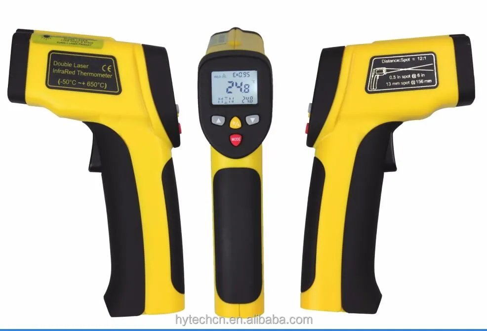 Factory Price Digital Infrared Thermometer With Dual Laser Targeting Ht 822