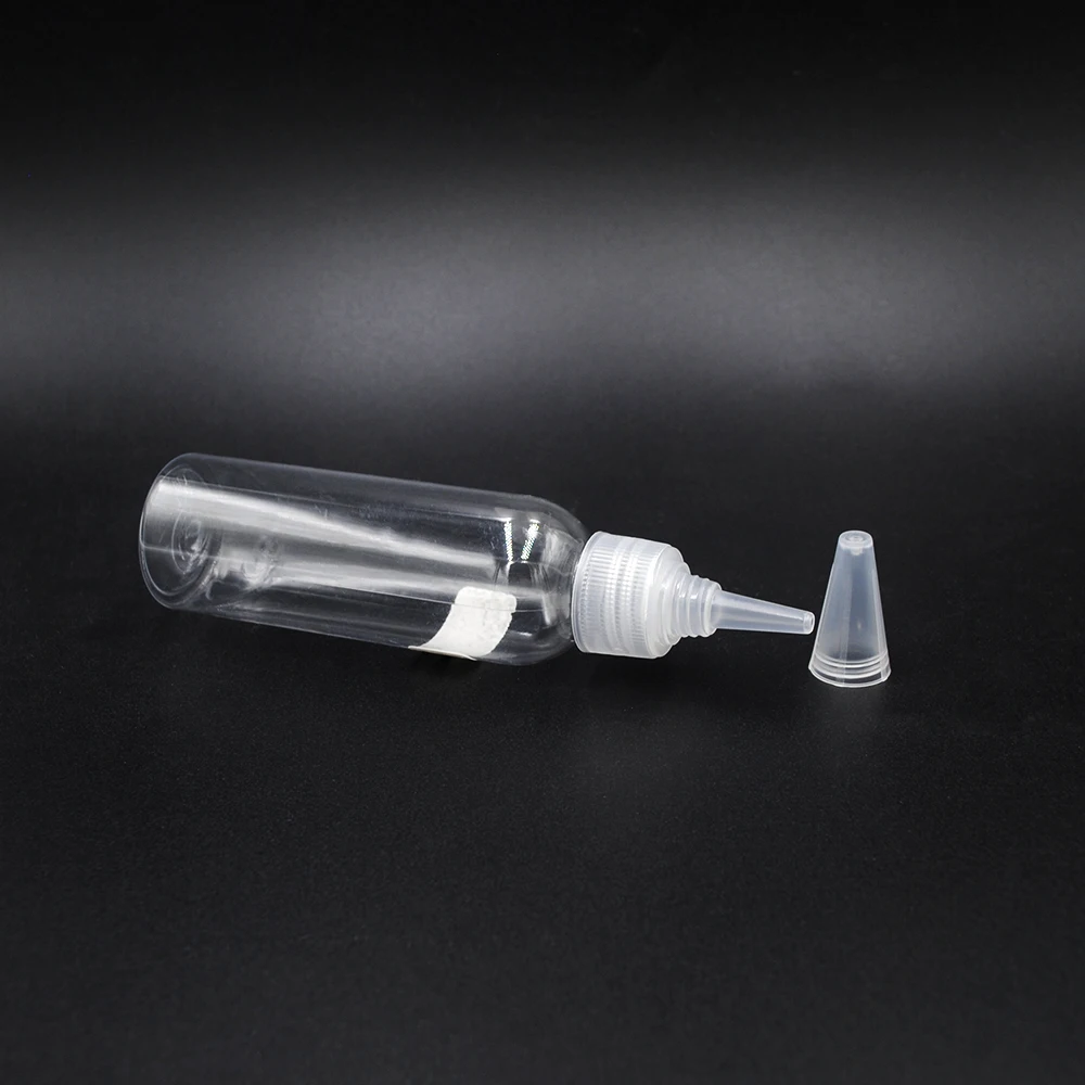 50ml 60ml 80ml 100ml 120ml 200ml 250ml Empty Plastic Potion Glue Bottles for Hair Oil Bottle