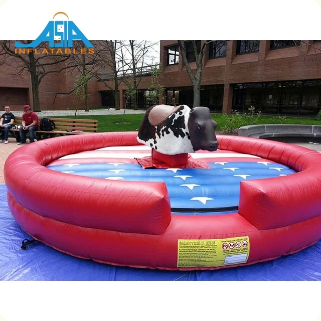 Inflatable Mechanical Bull Ring Attractive Amusement Facilities Bull Riding Machine