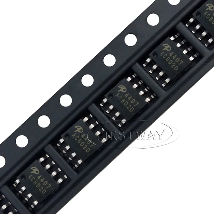 原装芯片 ao4407a a04407a mosfet 晶体管 p-ch 30 v 12a 8 soic ao