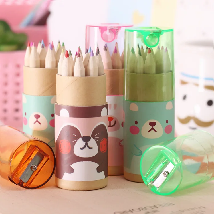 3.5 Inch Wooden Sharpened Promotion Kids Color Pencil Set - China Colored  Pencil, Color Pencil