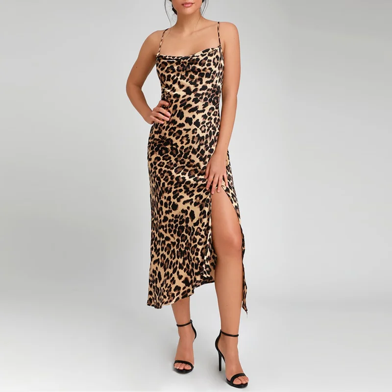 The Fashion Sexy Leopard Print Cowl 