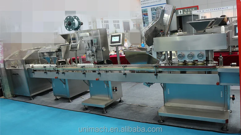 
Линия по производству этикеток с подсчетом и наполнением является частью машины для наполнения капсул в таблетках 