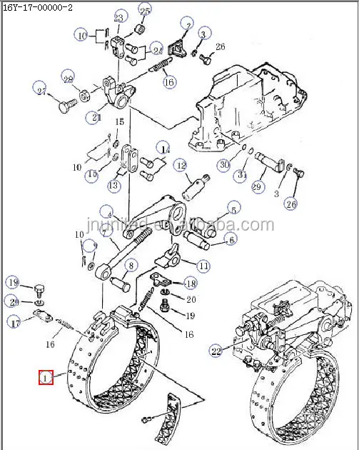 Схема бульдозера шантуй sd16