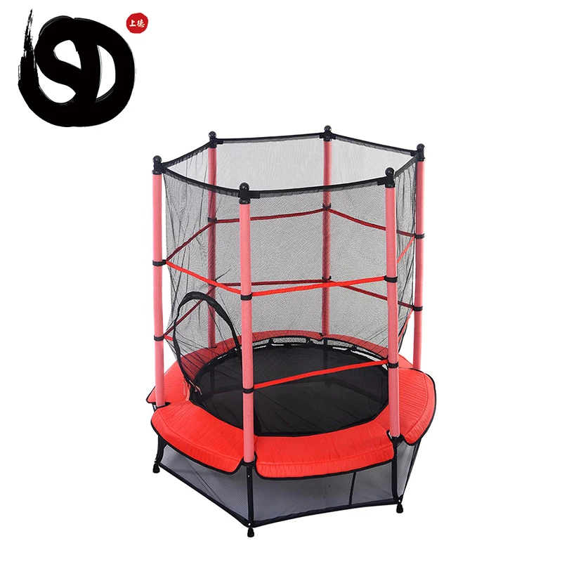 
Sundow Enclosure Net Pad Outdoor Exercise Toys Professional Mini Cheap Trampolines For Kids 