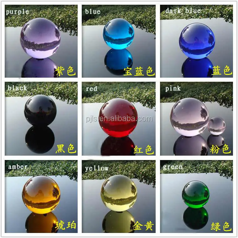
 Высококачественный кристаллический шар K9 разных цветов, кристальная Сфера  