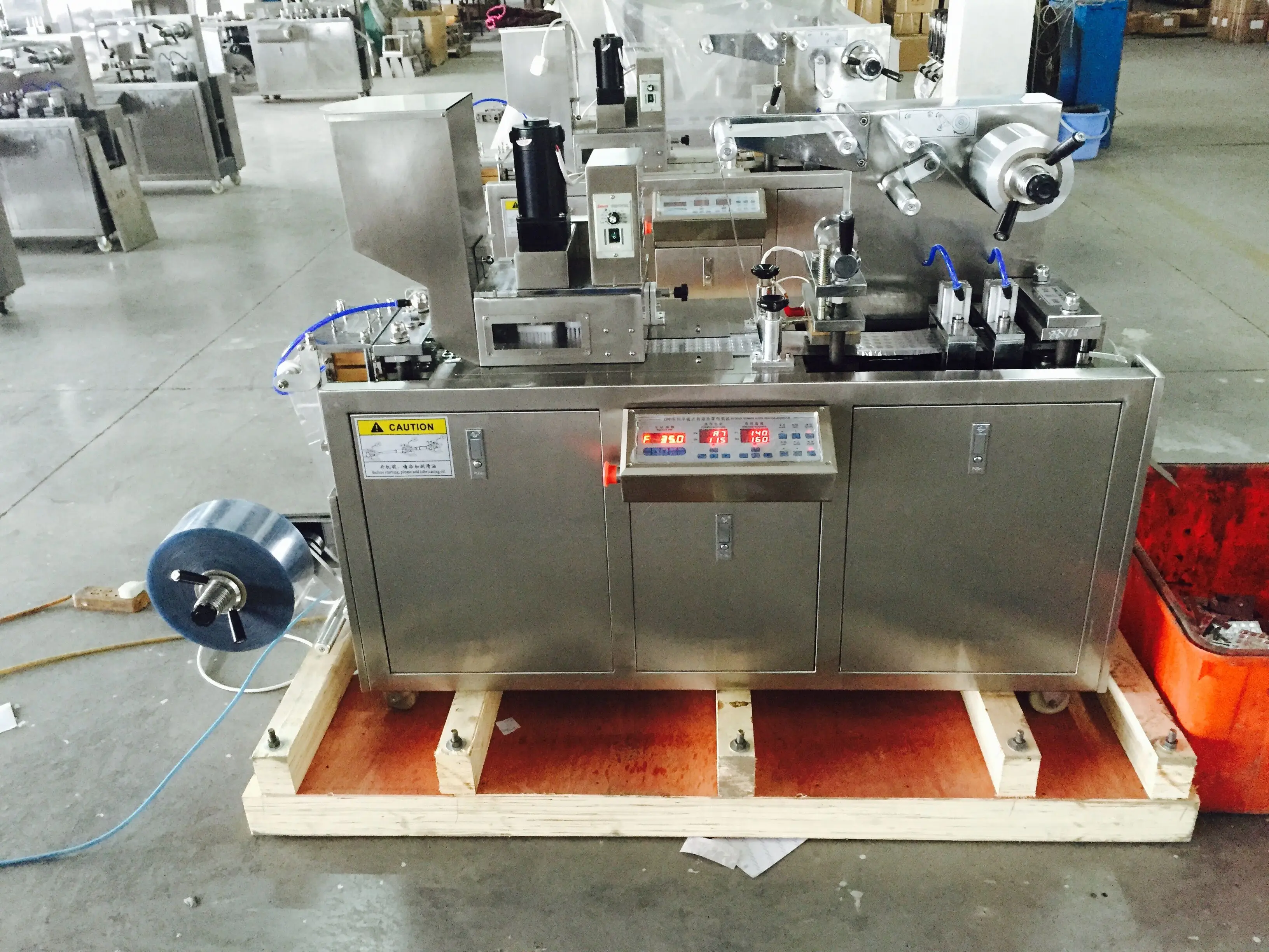 DPP-88A Автоматическая плоская-алюминиево-пластиковые конфеты блистерная упаковочная машина