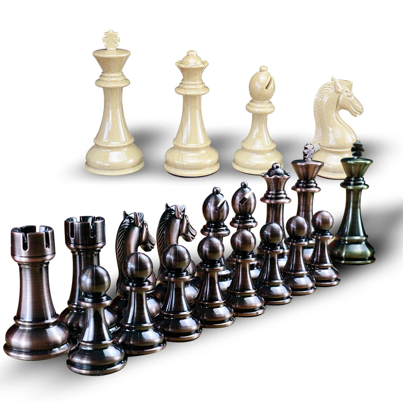 EEkiimy Wood Chess Pieces only Without Board for Replacement of Missing Piece... 