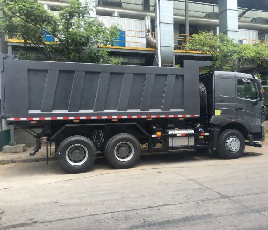 Howo A7 6x4 Tipper Truck Automatic Gearbox New Condition Diesel Fuel Euro 2 Emission Standard Weichai Engine Left Low Price