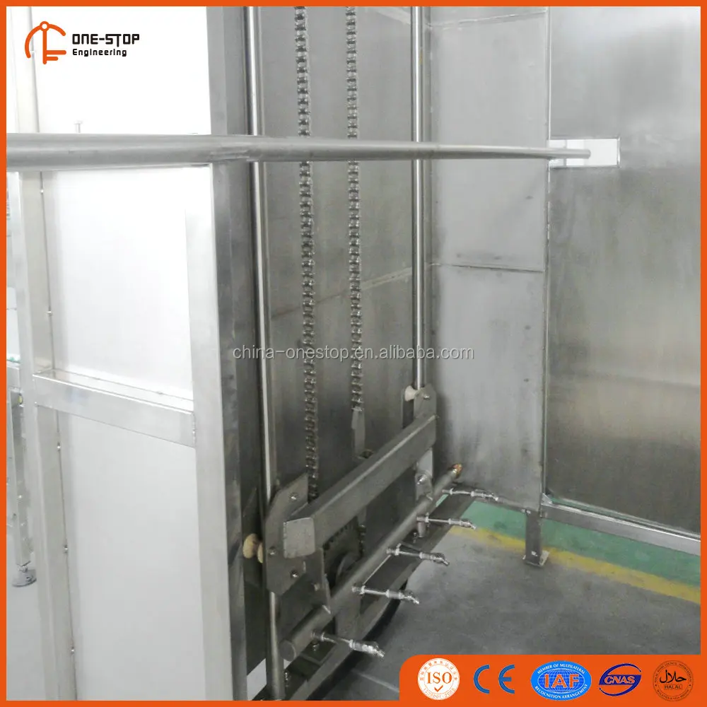 Cattle slaughterhouse line high pressure water spray cattle cleaning machine