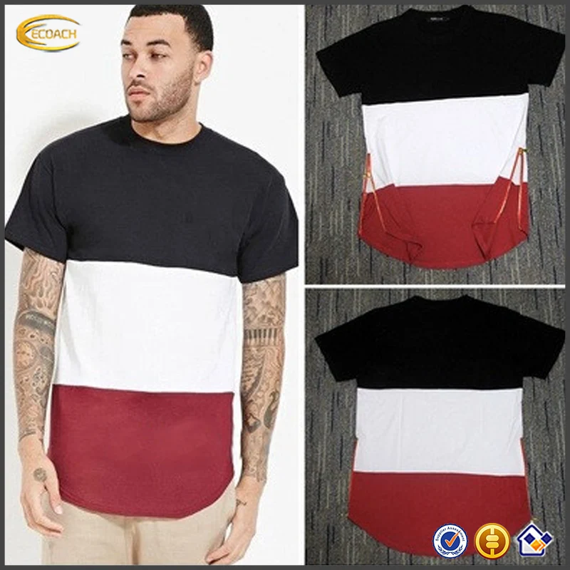 red white and black shirt