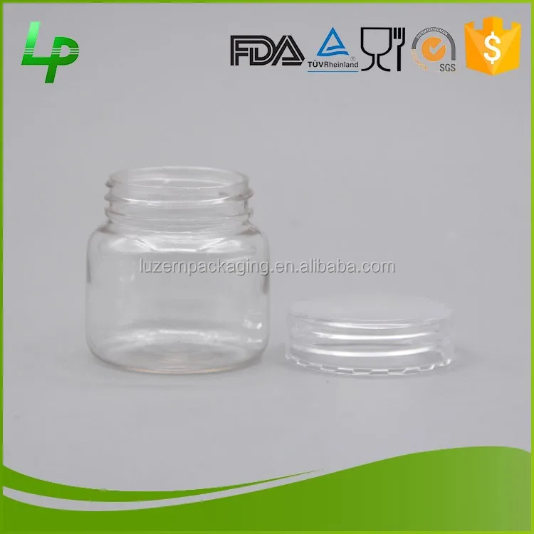 40 мл Eco-Friendly PET Clear Таблетки Бутылки С Винтовой Крышкой