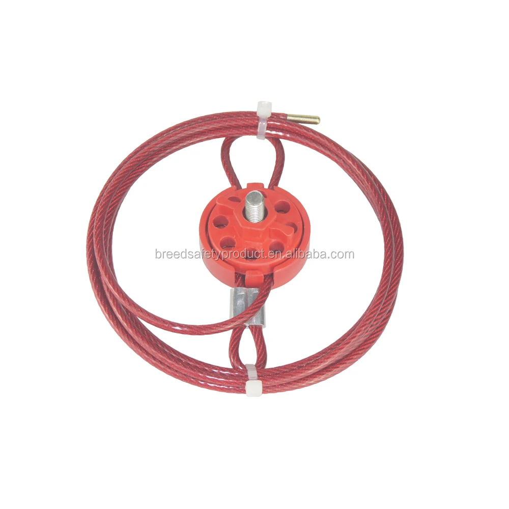 Safety Cable Lockout 2m Stainless Steel LOTO Locking Device