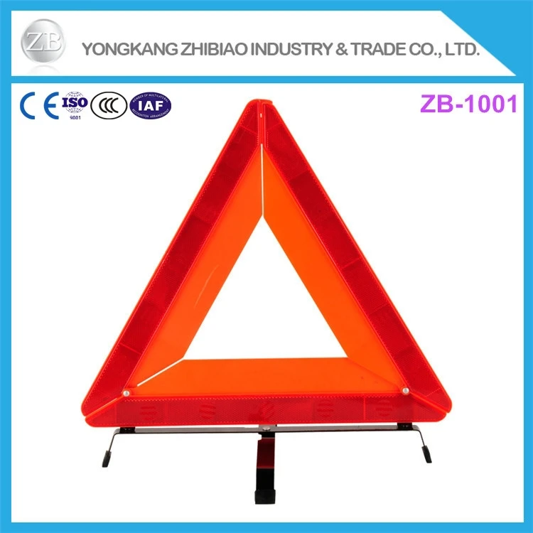 Придорожный комплект светоотражающие треугольник с железный