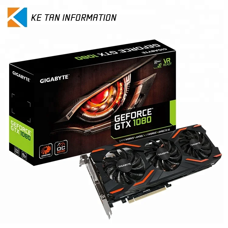 GIGABYTE NVIDIA Geforce GTX1080 WINDFORCE OC 8G Graphics Card