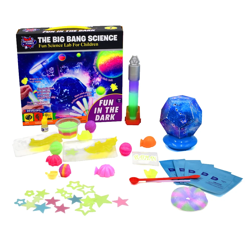Primary Science Lab Set Glow in the Dark Kit Toy for Kids Gift