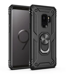 HOCAYU Amazon Hot Magnetic Ring Holder Case For Samsung Galaxy S9 S9 Plus Case Rugged Shockproof