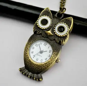 big ear owl pocket watch, erotic automaton pocket watch