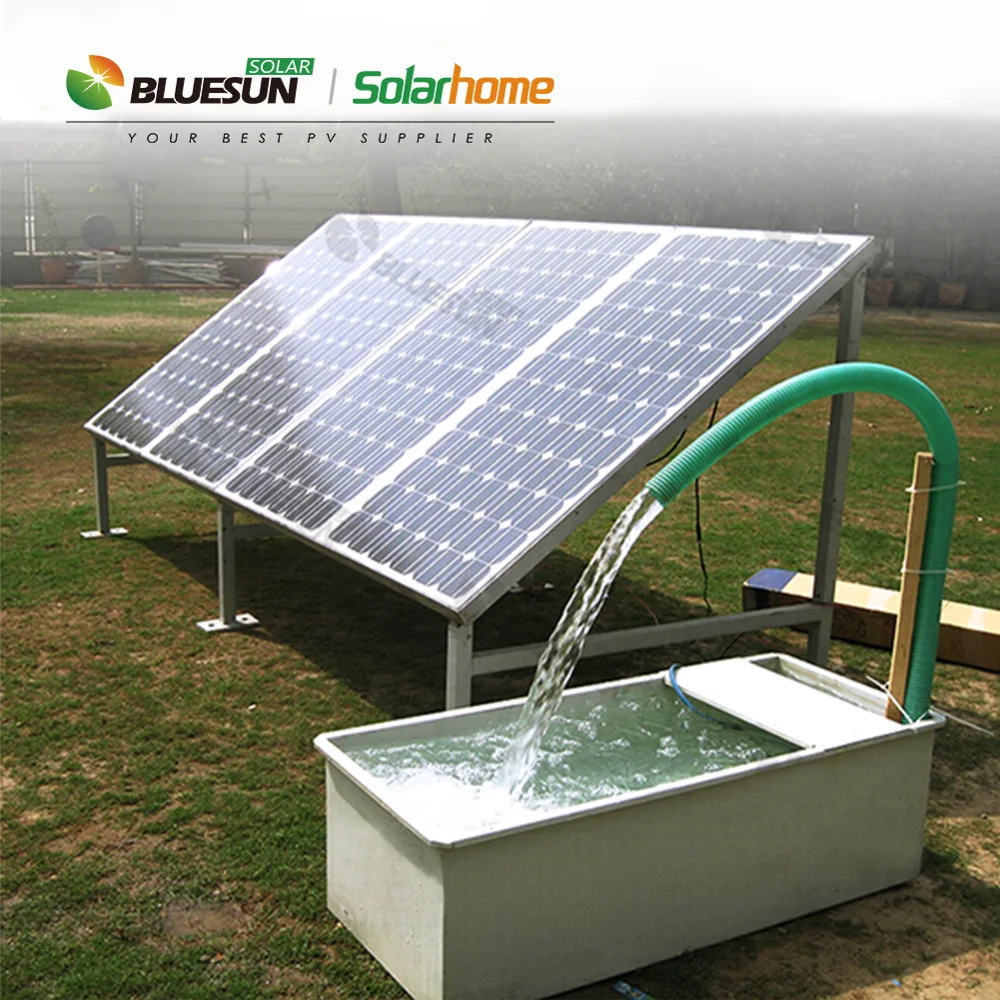 High Head Solar Power Pump Dc 3kw Solar Deep Well Submersible Pump 4hp 5hp 7.5hp Solar Pump System