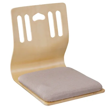 Напольная Мебель для гостиной Белая Подушка с отделкой из грецкого ореха татами в японском стиле напольное кресло Zaisu