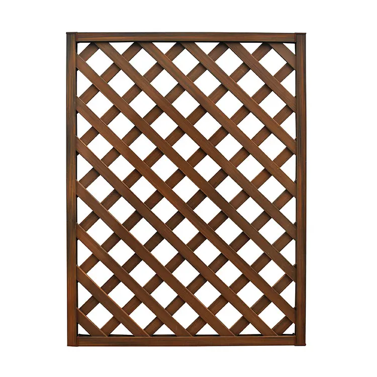 Eco Friendly DIY Various Colors PVC Wooden Door Wood Plastic Lattice