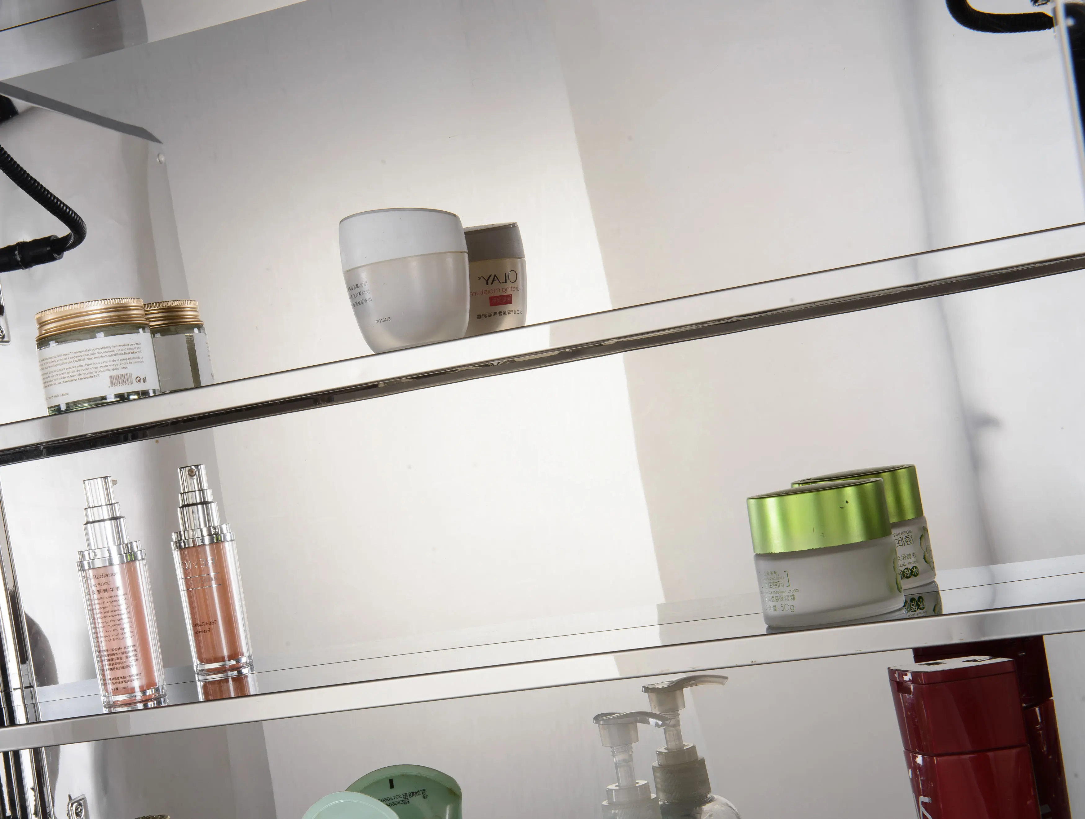 Hot selling simple economy bathroom mirror cabinet high quality shaving cabinet