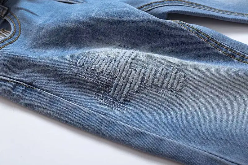 Джинсовые брюки для мальчиков P0226 с ремешками для зимней и осенней одежды, детская одежда