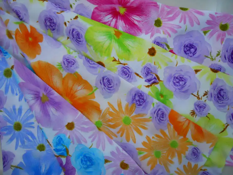 Вискозная ткань с принтом ZR503