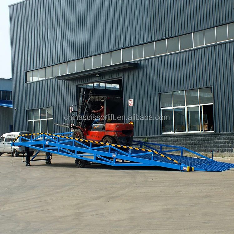 Used Hgv Container Ramps Dock Landing Ramp for Heavy Containers Unloading with High Strength ...