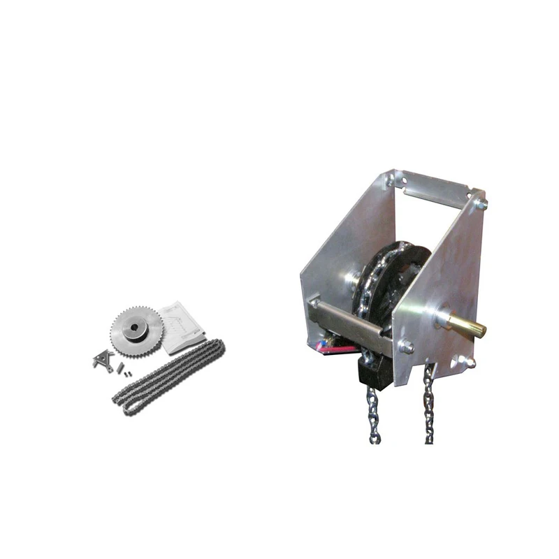 Garage Door Chain Hoist for Rolling Industrial Doors Shaft Mounted Roller Shutter Door Accessories 2000R Gear