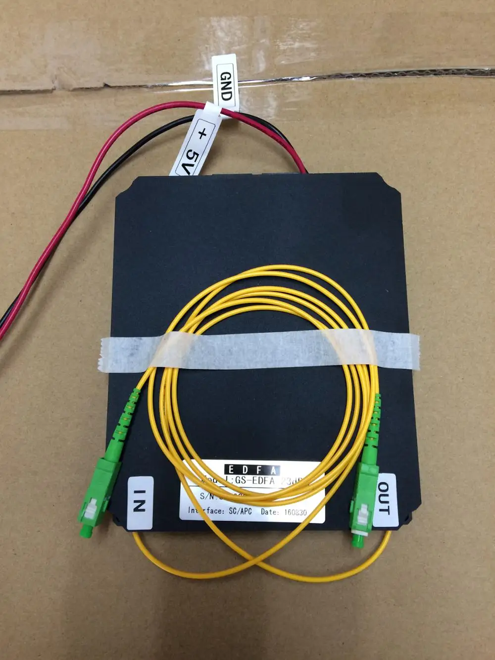 1550nm mini EDFA module 23 dBm Small black box optical amplifier