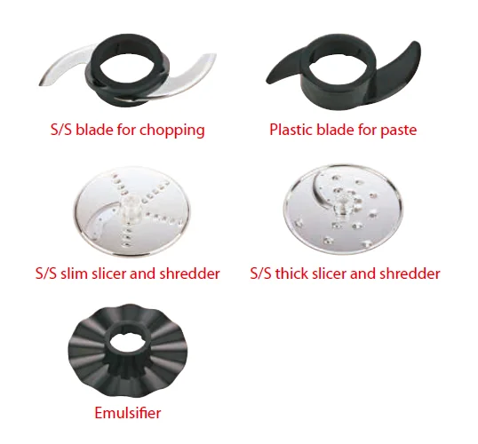Food Processor Multi Function Food Processor 600W Motor 2 Speeds and Pulse 1200ml Plastic Bowl