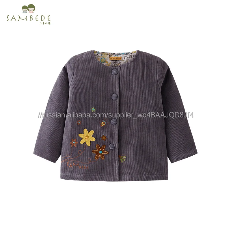 
 Sambede пальто для девочек детское плотное пальто Детская куртка для зима теплая детская одежда SM6D5626  