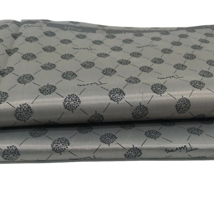 Custom Jacquard Fabric Polyester Lining Fabric Bag Lining Fabric for Handbag