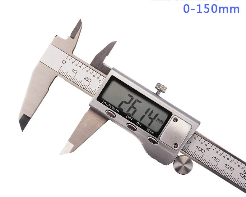 Промышленный класс 0-150 мм цифровой штангенциркуль из нержавеющей стали водонепроницаемый измерительный