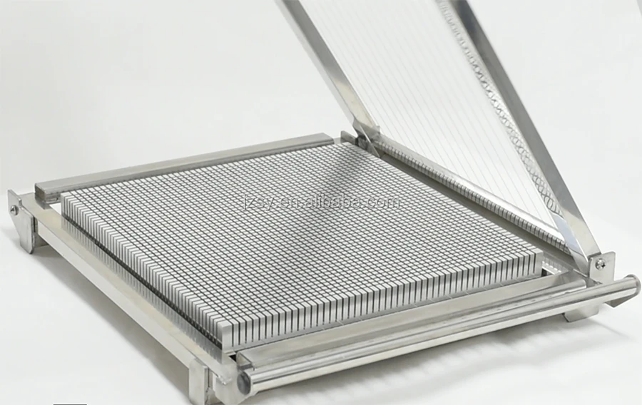 Wholesale Price 304 Stainless Steel 40*40cm Double Arm Manual Chocolate Cutter/cheese Cake Guitar Dicing Machine - Image 3