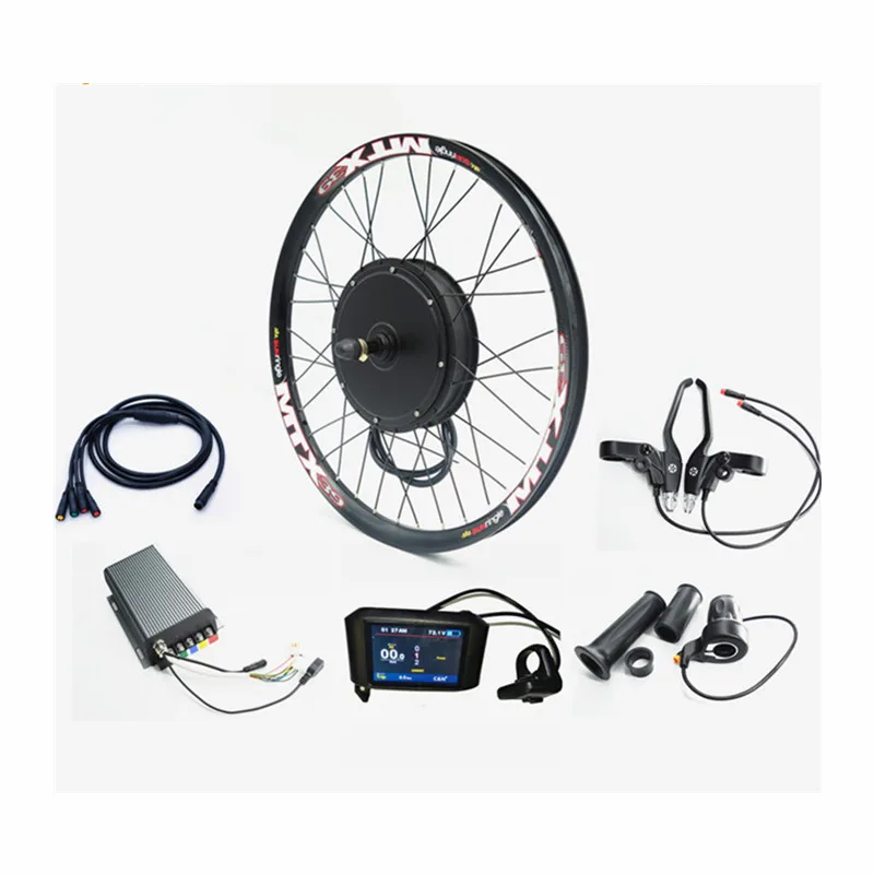Sabvoton Controller Programming 5kw Wheel Hub  Motor 20 Inch Rear Electric Bicycle Motor Kit