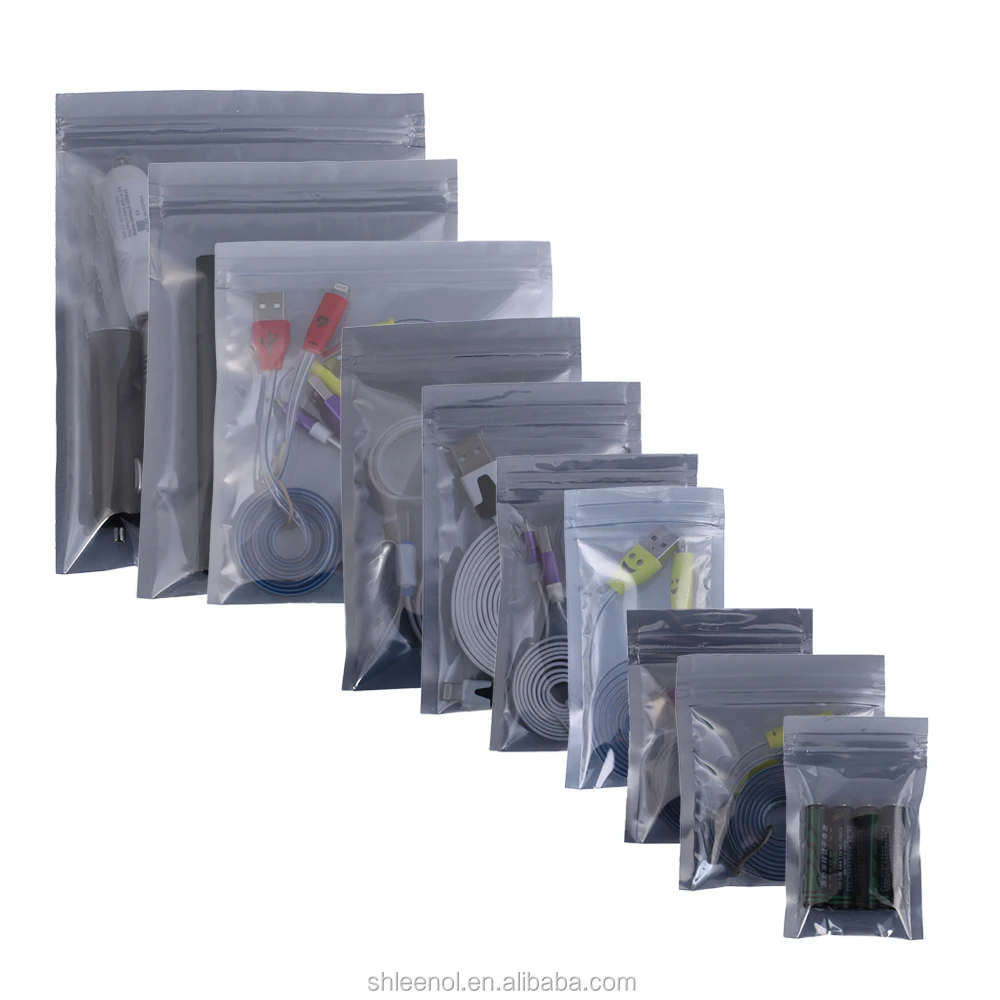 LN1507011 Zip lock or flat open esd shielding bag