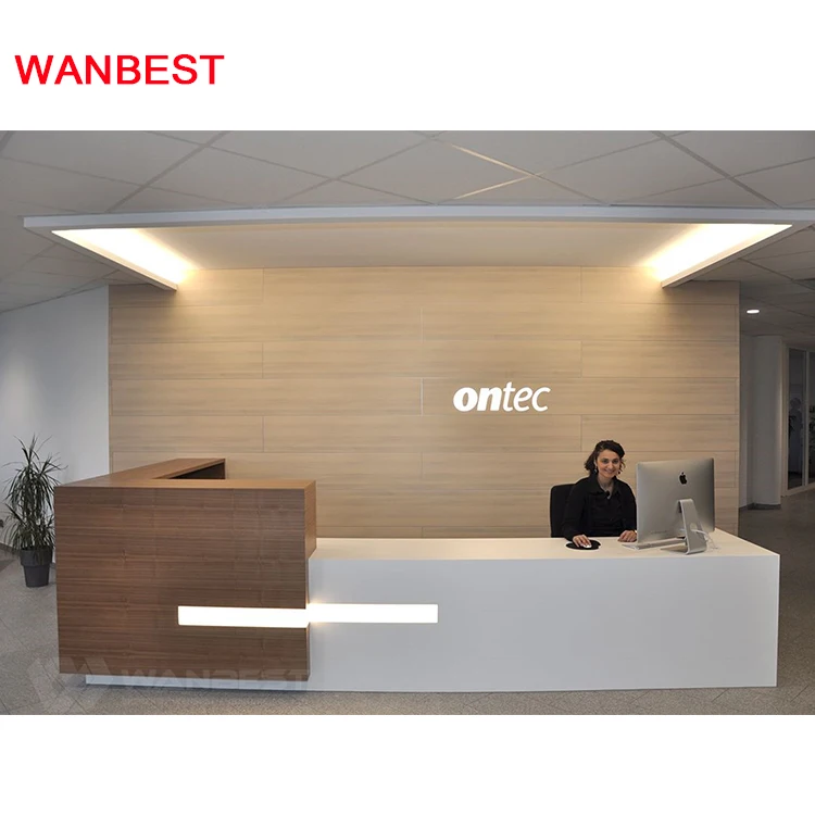 Hot Sale White Solid Surface Office Gym Hospital Hotel Reception  Information Desk - Buy White Office Information Desk,Gym Reception  Desk,White Hotel Reception Desk Product on 