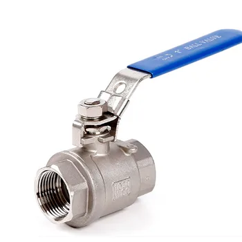 Sanitary Stainless Steel Two Way 2pc Ball Valve Bsp Npt Female Cf8 ...