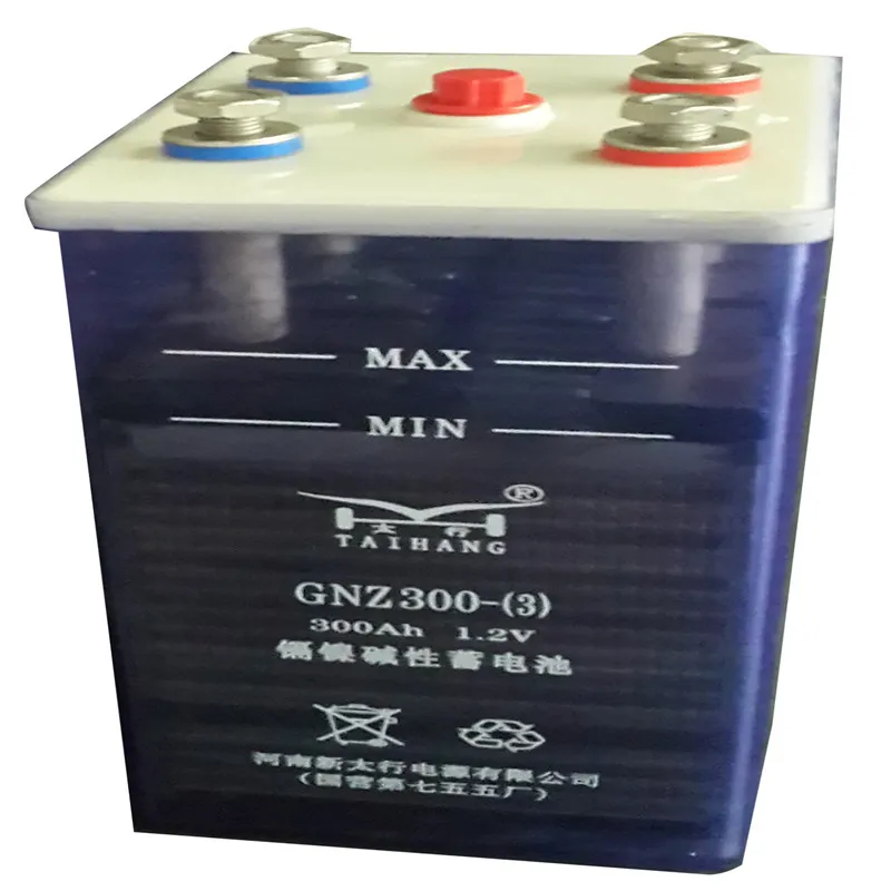 NICD BATTERY GNZ Ni-cd Pocket Battery 1.2V KPM 300ah Nickel Cadmium Battery for Transformer Substation