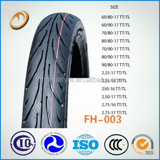 17 Inch Motorcycle Tyre 60 80 17 70 80 17 80 90 17