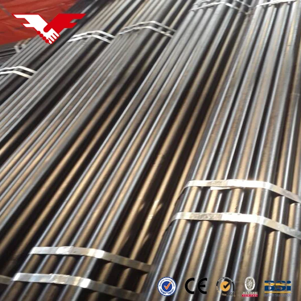 Factory Price API 5LB Astm A53b ERW Welded Bi Pipe Schedule 40 Beveled End Black Carbon Steel Round Tube