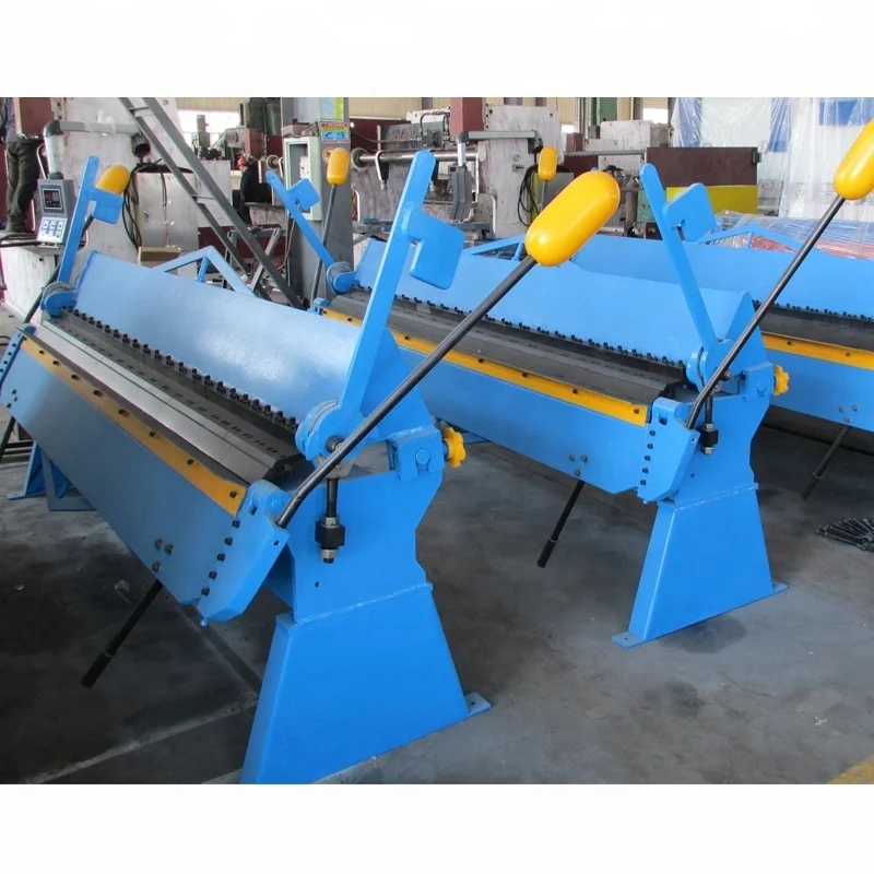 Quality Sheet Hand Mechanical Folder Machine Small Manual Sheet Metal Box and Pan Bending Machine