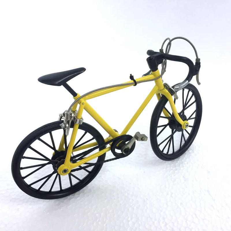 1:8 DIY Metal Toy Bike Miniature Model Bike for Kids